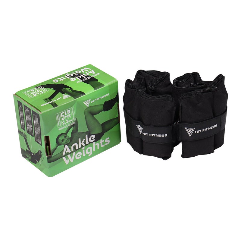 Hit Fitness Ankle Weights 1kg to 4kg Pair