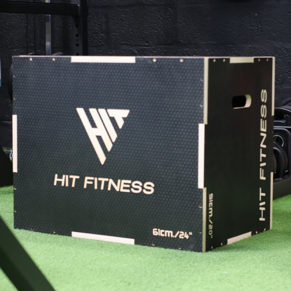 Hit Fitness 3 in 1 Wooden Plyometric Box | Black