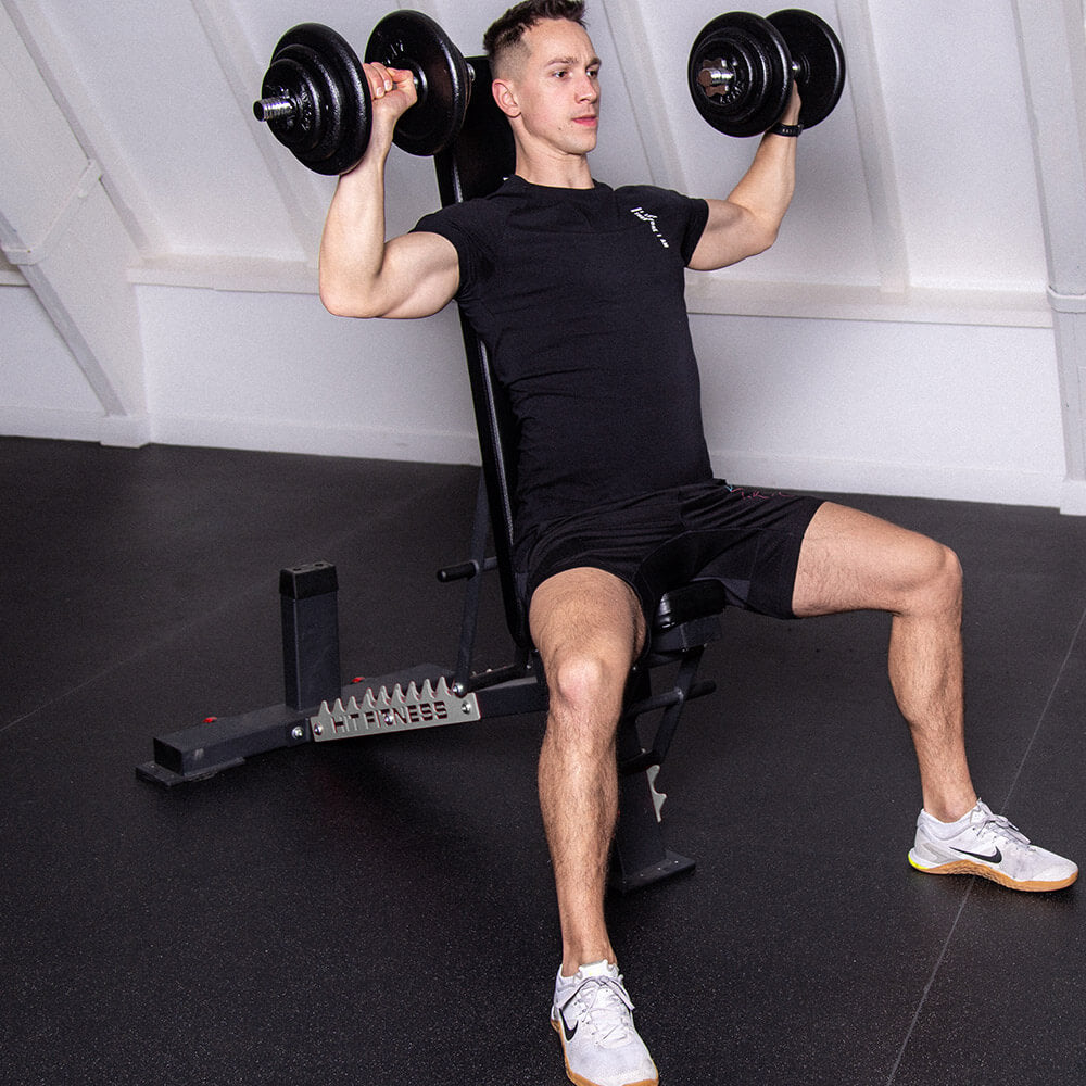 HIT FITNESS Commercial Weight Bench Image McSport Ireland