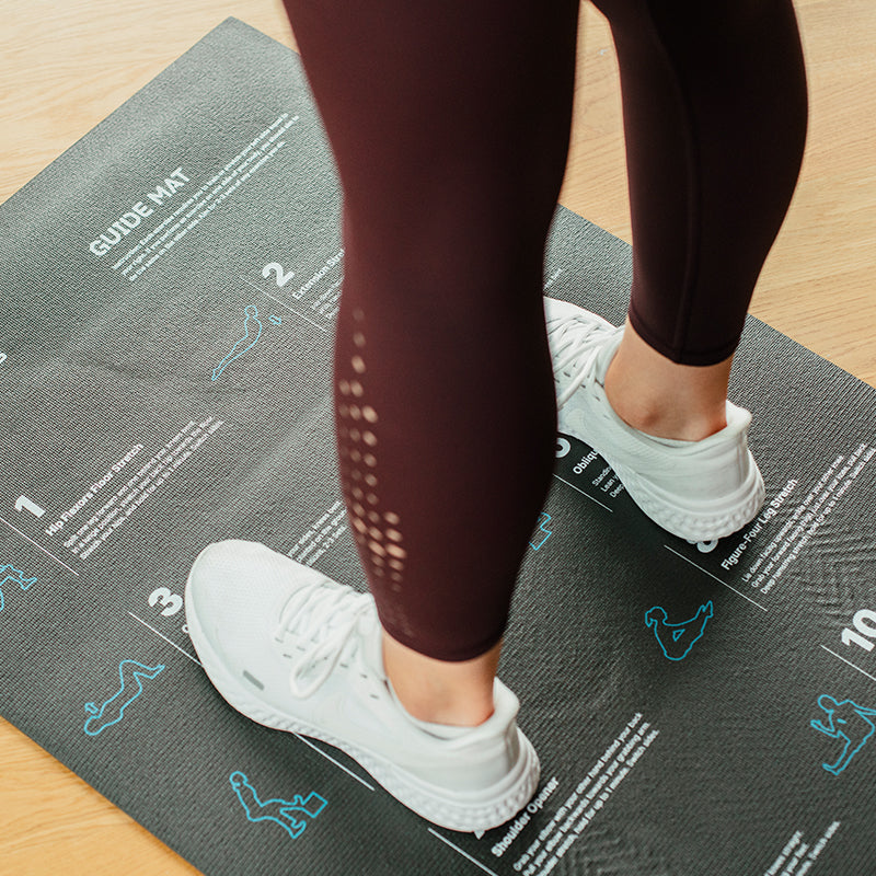 HIT FITNESS Exercise Guide Mat Image McSport Ireland