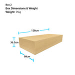 Box Dimensions of Hit Fitness Commercial Treadmill
