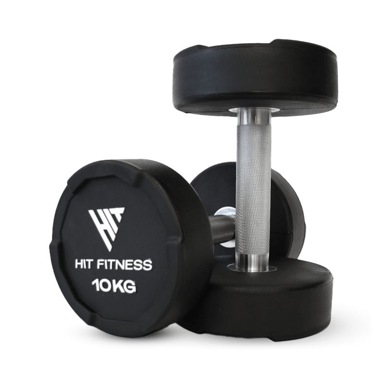 Hit Fitness Premium Urethane Dumbbells - 10kg