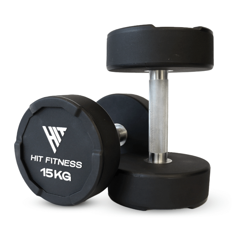 Hit Fitness Premium Urethane Dumbbells - 15kg