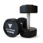 Hit Fitness Premium Urethane Dumbbells - 17.5kg
