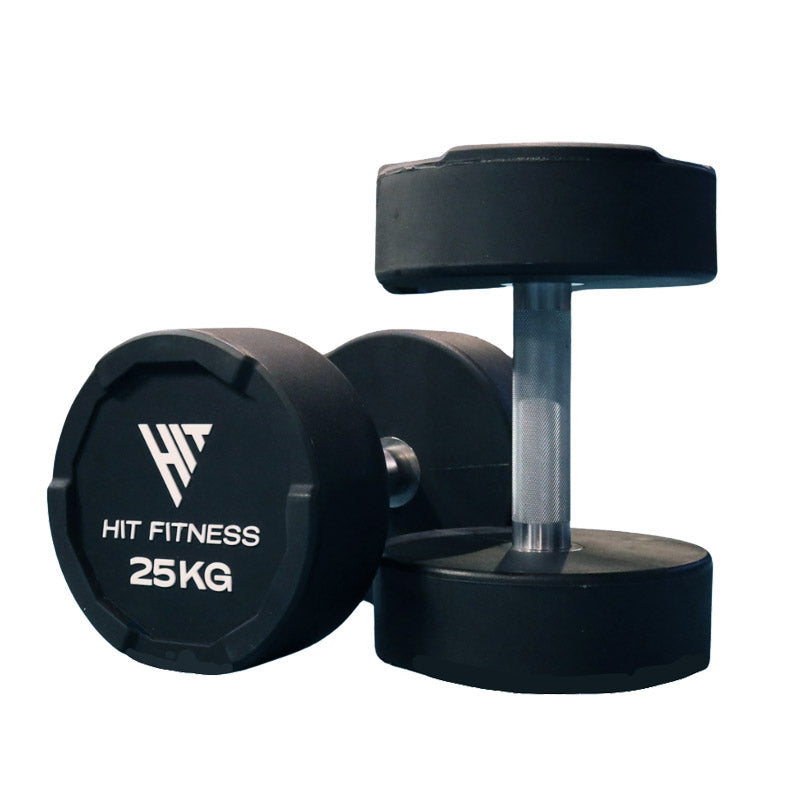Hit Fitness Premium Urethane Dumbbells - 25kg