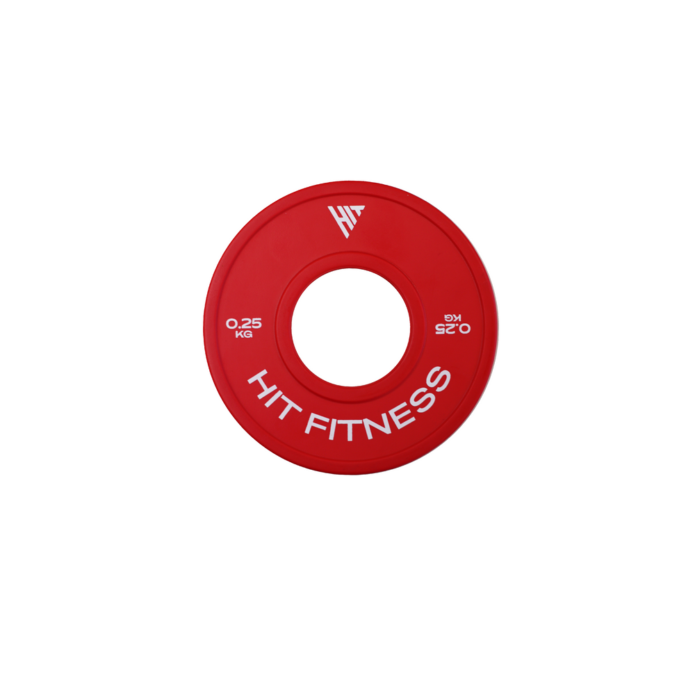 Hit Fitness Rubber Fractional Plate Pair | 0.25kg
