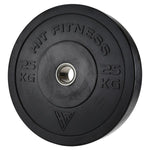 Hit Fitness Bumper Plate | Black (Home Use)