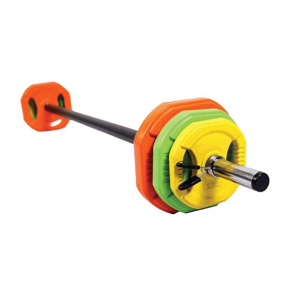 Hit Fitness Pump Set 20kg | Coloured Plates