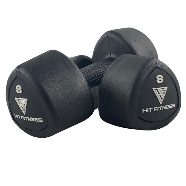 Gym dumbbell rubber hot sale