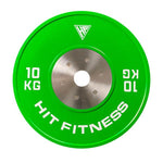 Hit Fitness Olympic Competition Bumper Plates | 10kg