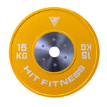 Hit Fitness Olympic Competition Bumper Plates | 15kg