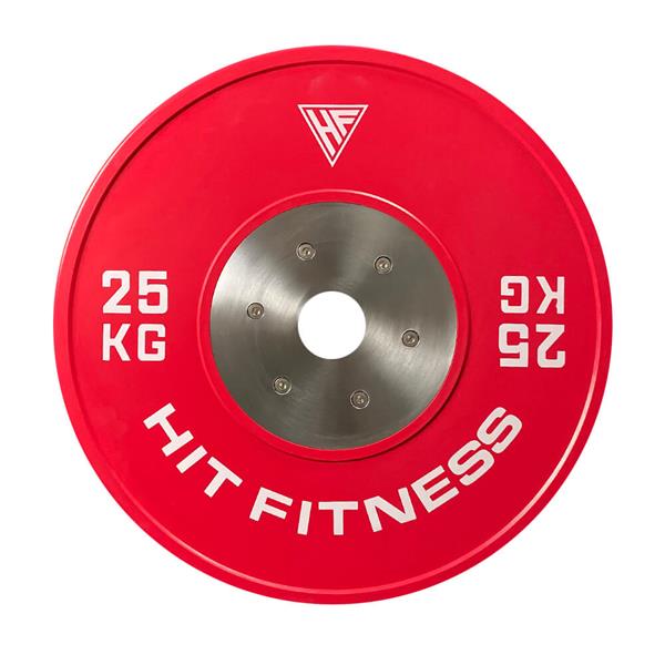 Hit Fitness Olympic Competition Bumper Plates 25kg Strength