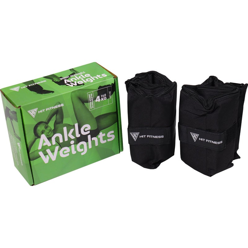 Hit Fitness Ankle Weights | 1kg to 4kg (Pair)