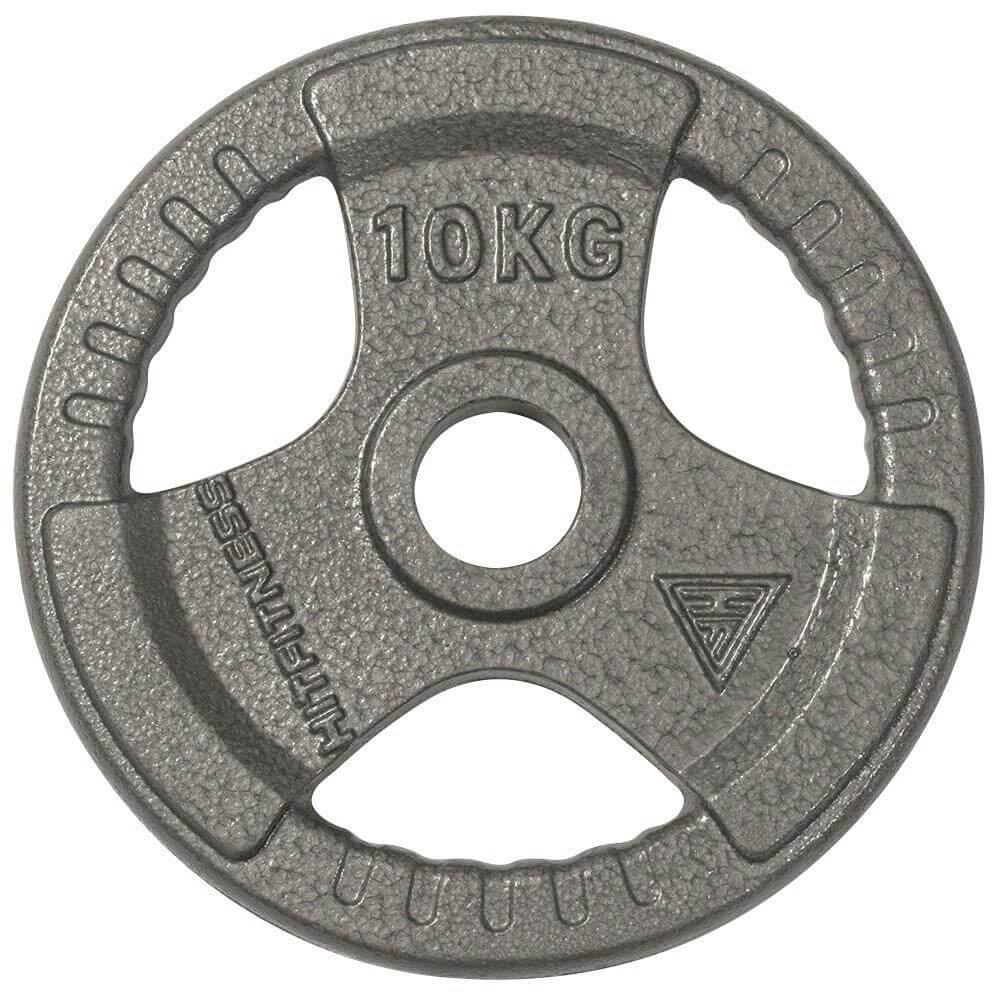Hit Fitness Olympic Cast Iron Tri-Grip Disc | 10kg