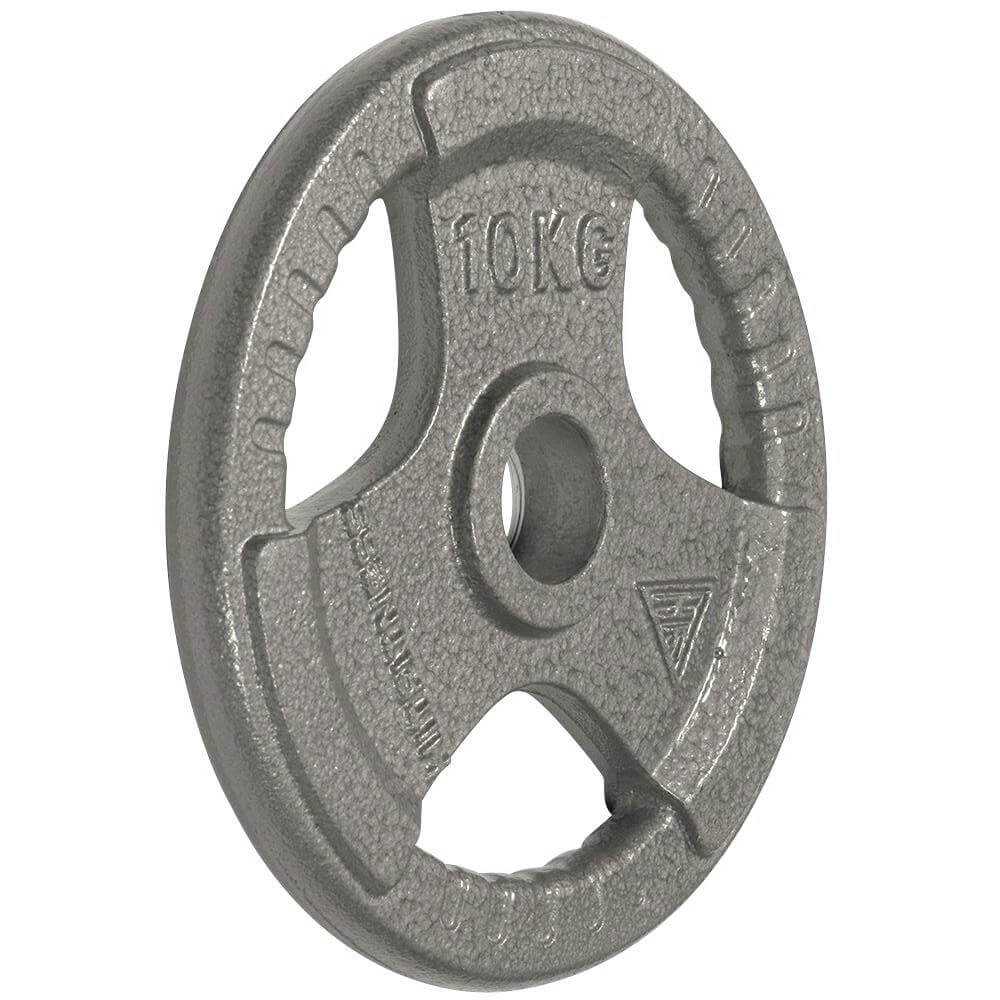 Hit Fitness Olympic Cast Iron Tri-Grip Disc | 10kg