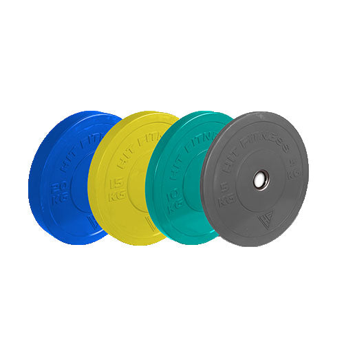 HIT FITNESS Bumper Plate Colour Home Use Strength Hit Fitness